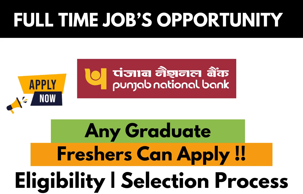 Punjab National Bank Recruitment Drive 2024 Specialist Officer